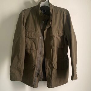 GAP Men's Olive Military Jacket EUC